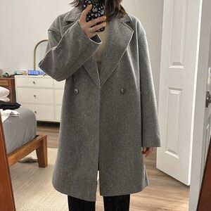 Topshop Wool Blended Coat